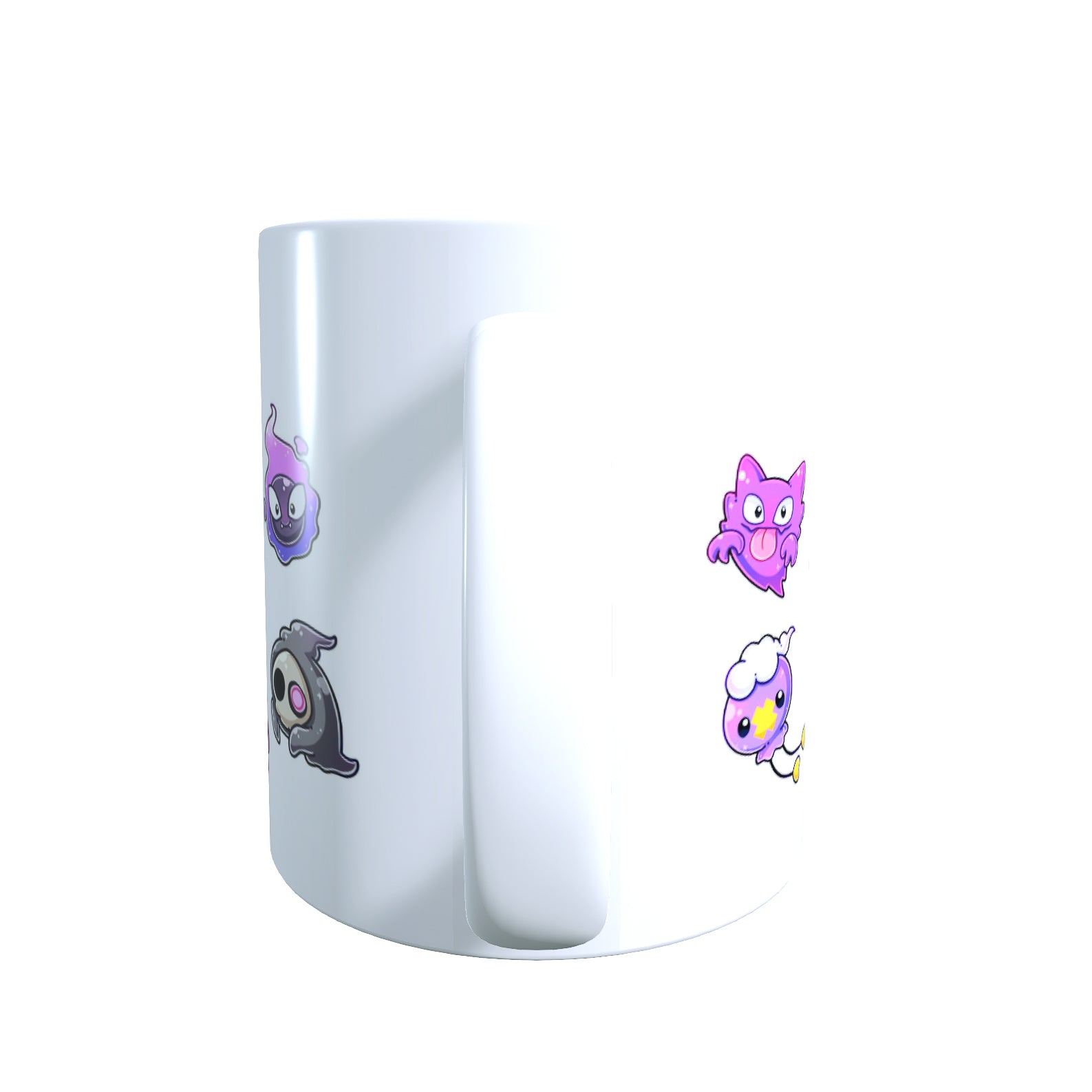 Cute Ghost Collage Halloween - Creature Catchers Coffee Mug