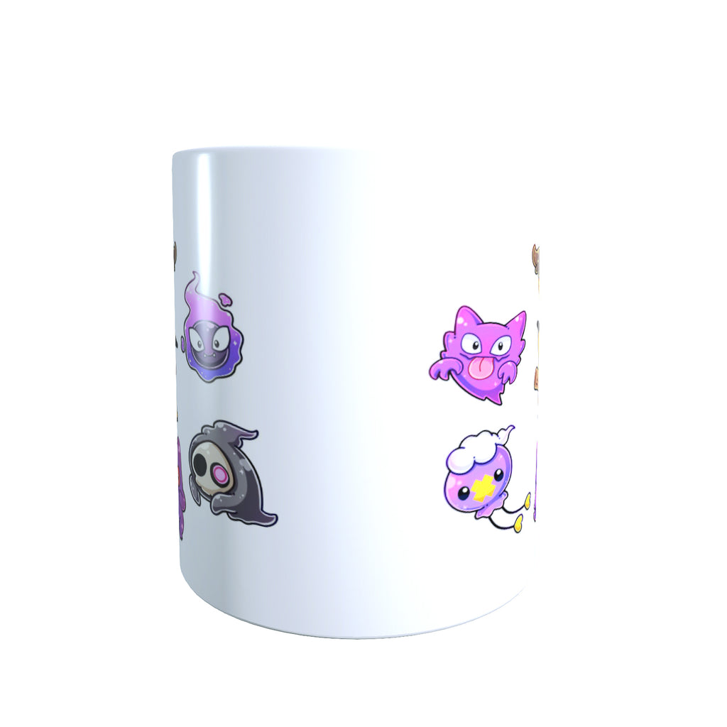 Cute Ghost Collage Halloween - Creature Catchers Coffee Mug