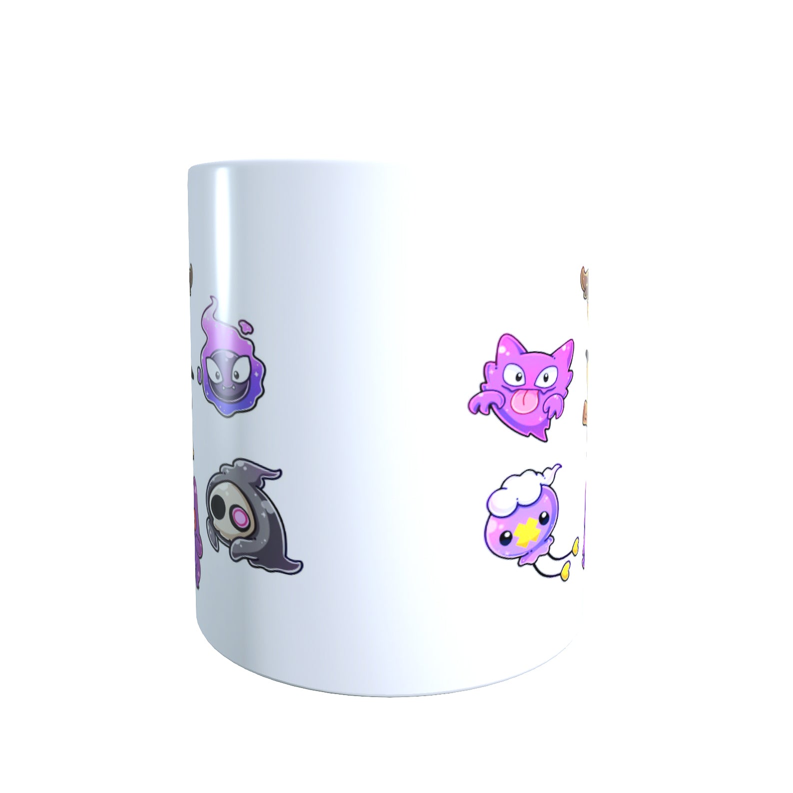 Cute Ghost Collage Halloween - Creature Catchers Coffee Mug