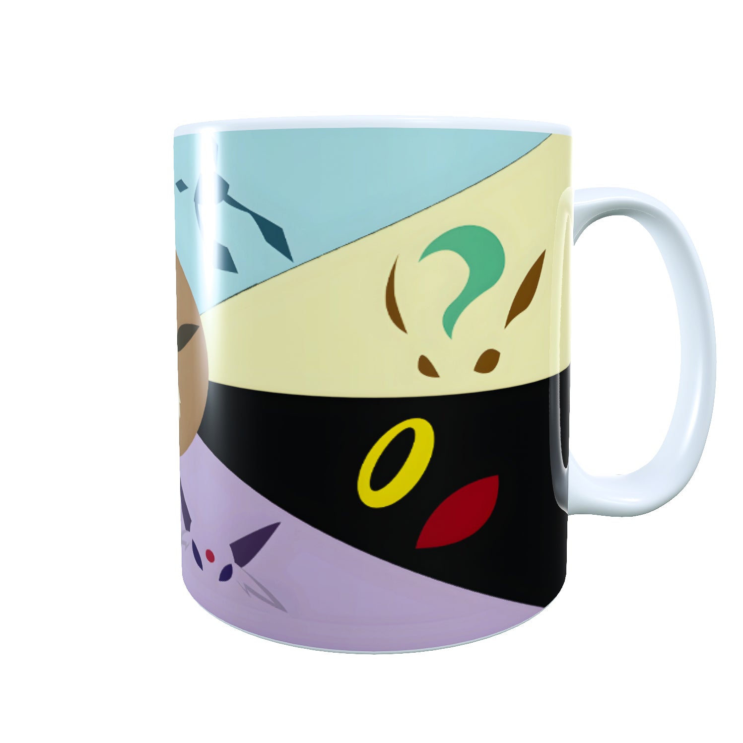Eevee Wheel Evolutions - Creature Catchers Coffee Mug
