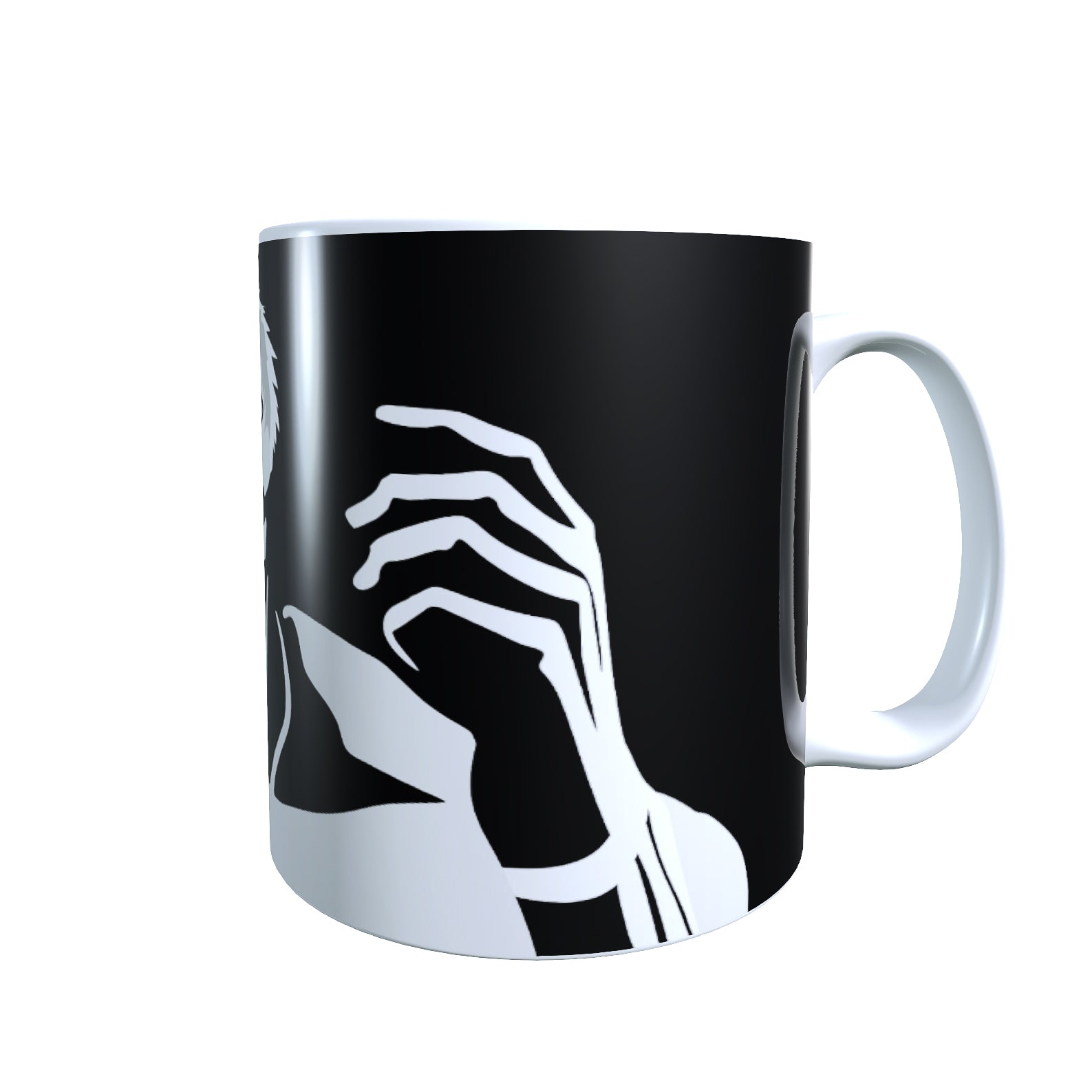 Armoured Black and White - Titan Siege Coffee Mug
