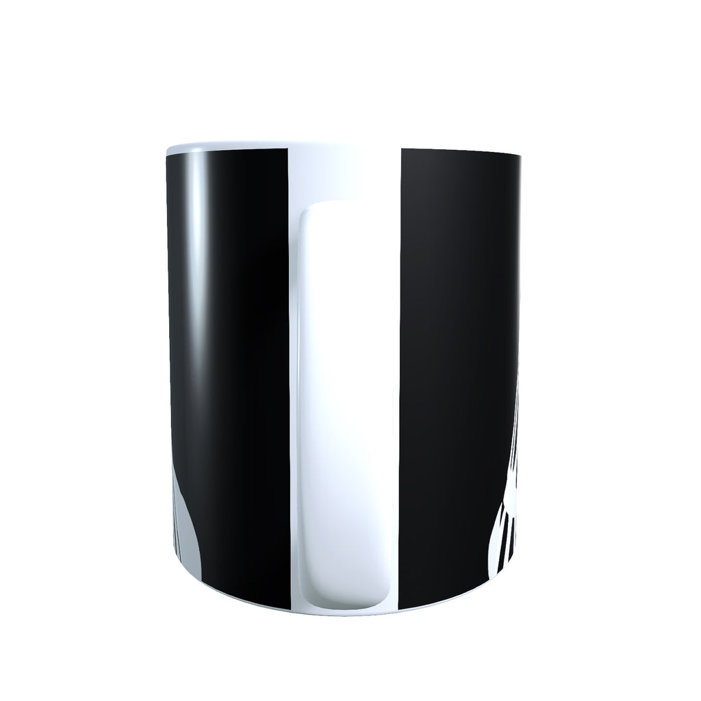 Armoured Black and White - Titan Siege Coffee Mug