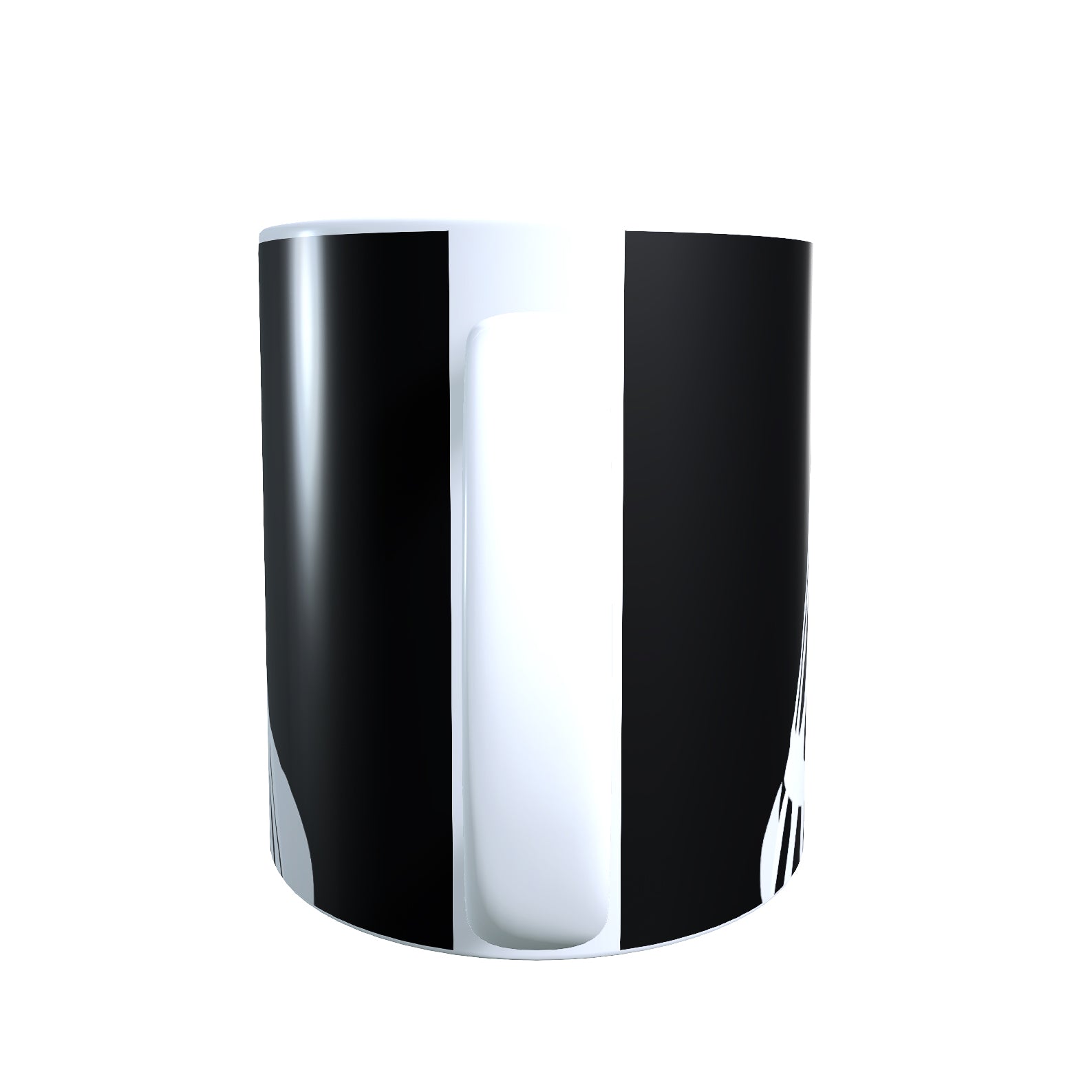 Armoured Black and White - Titan Siege Coffee Mug