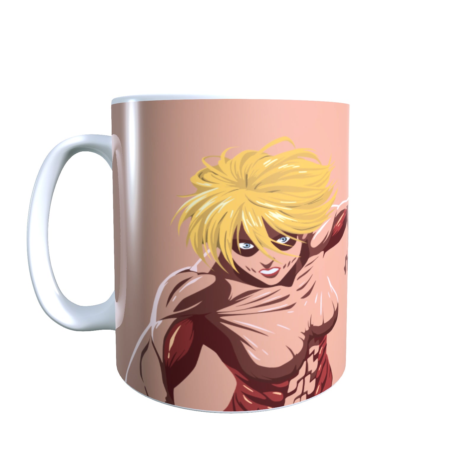 Female Titan Pink Minimal - Titan Siege Coffee Mug