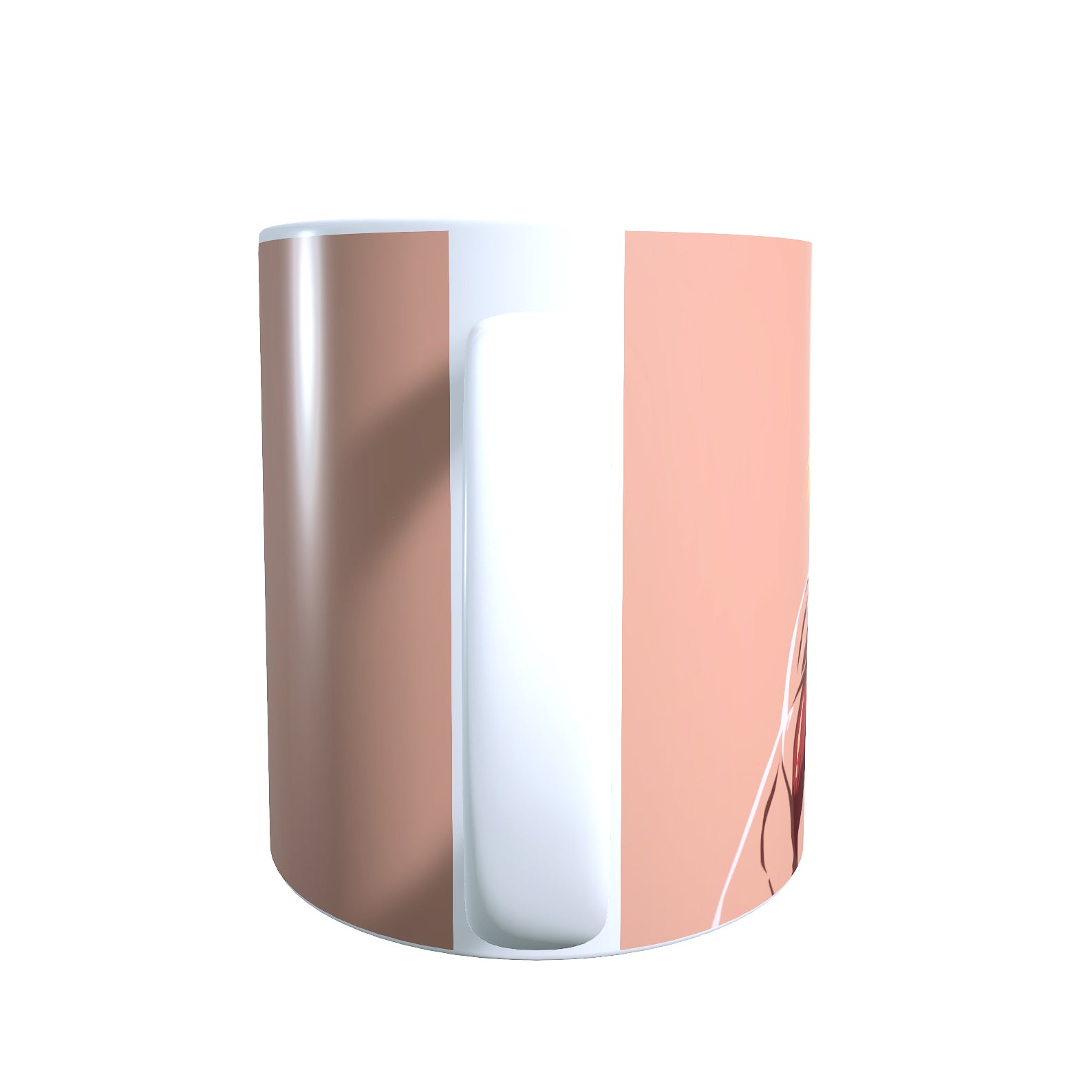 Female Titan Pink Minimal - Titan Siege Coffee Mug