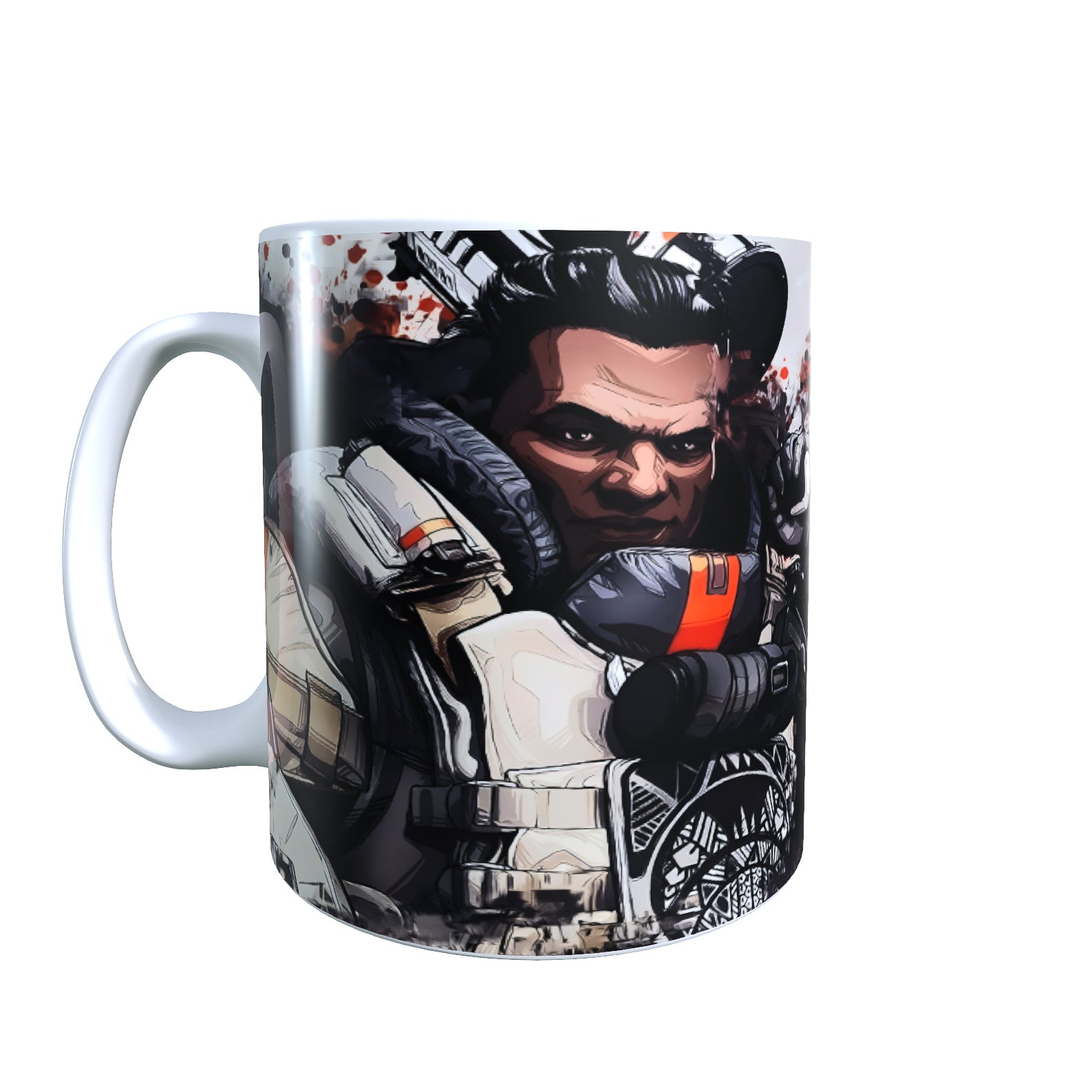 Armored Defender Cell Shaded - Battle Royale Elite Coffee Mug
