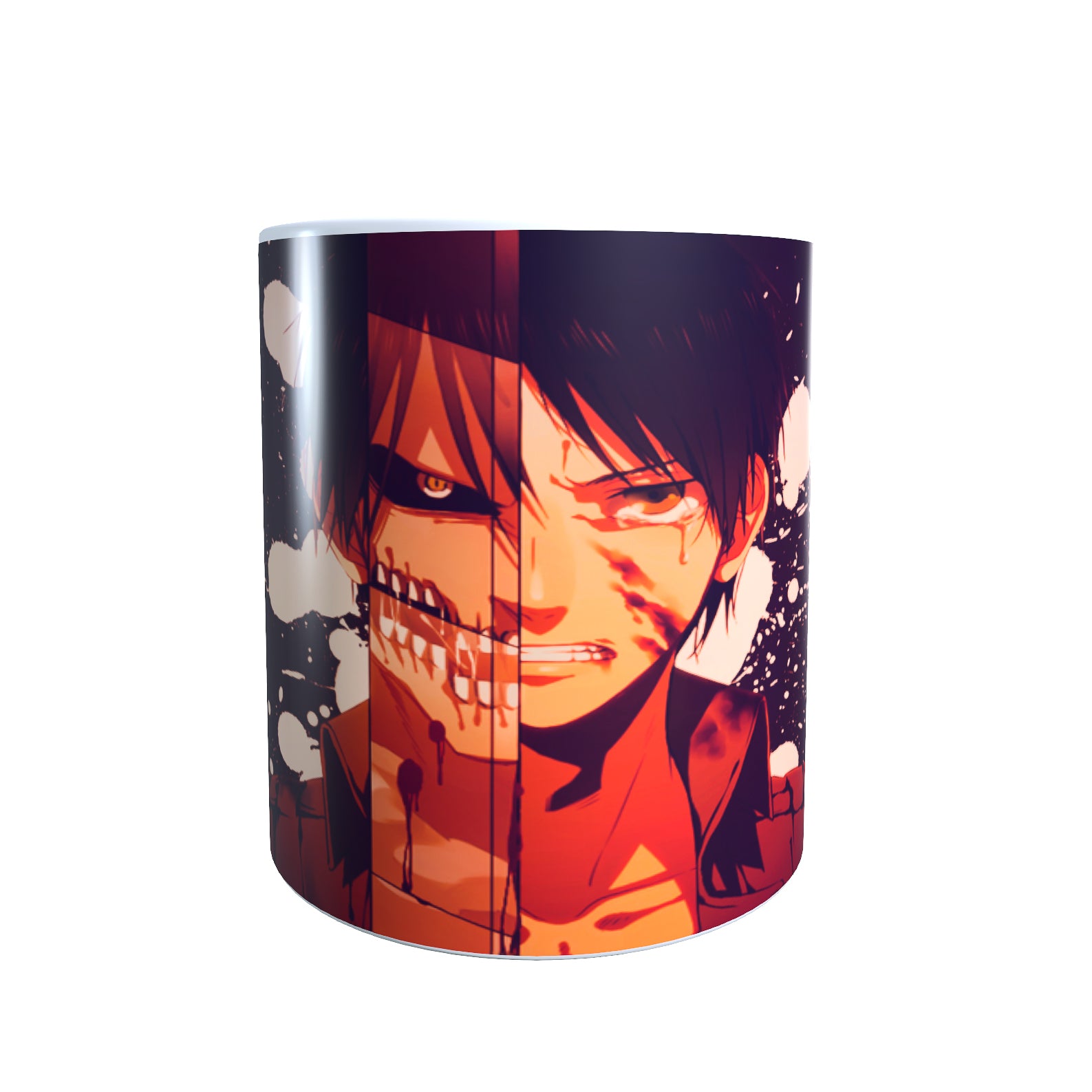Humanity Will Fight Red - Titan Siege Coffee Mug