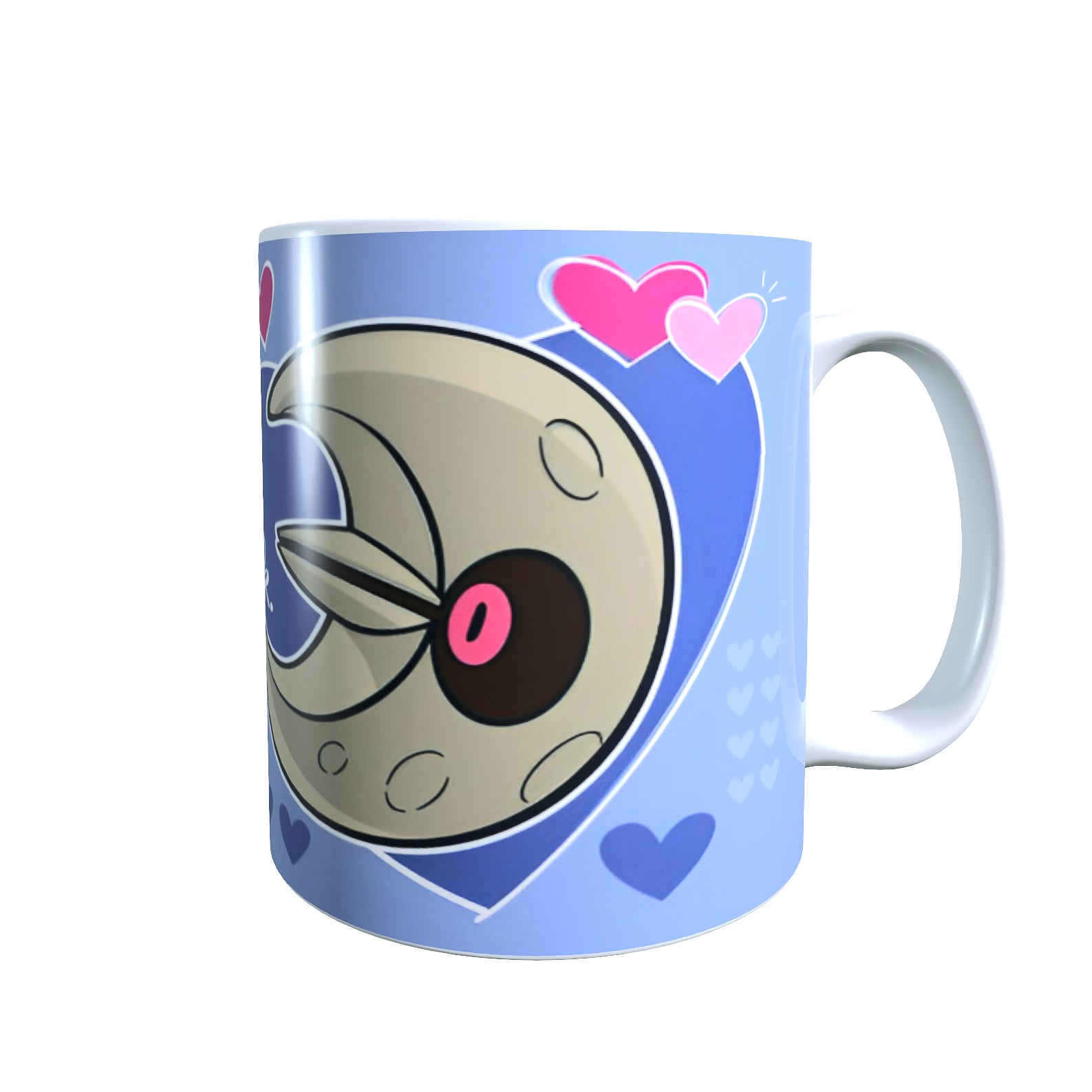 Lunatone Valentines Day - Creature Catchers Coffee Mug