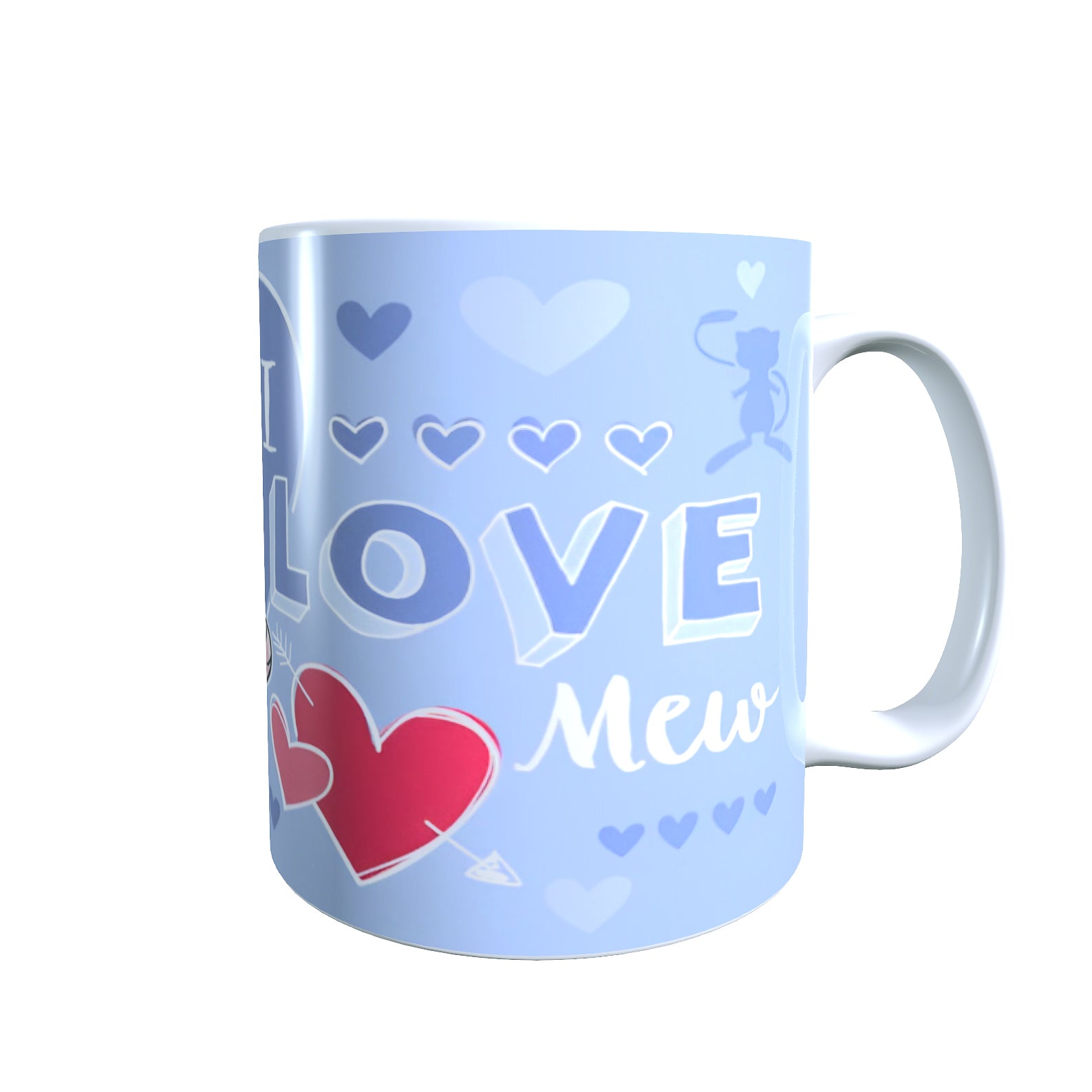 Mew Valentines Day - Creature Catchers Coffee Mug