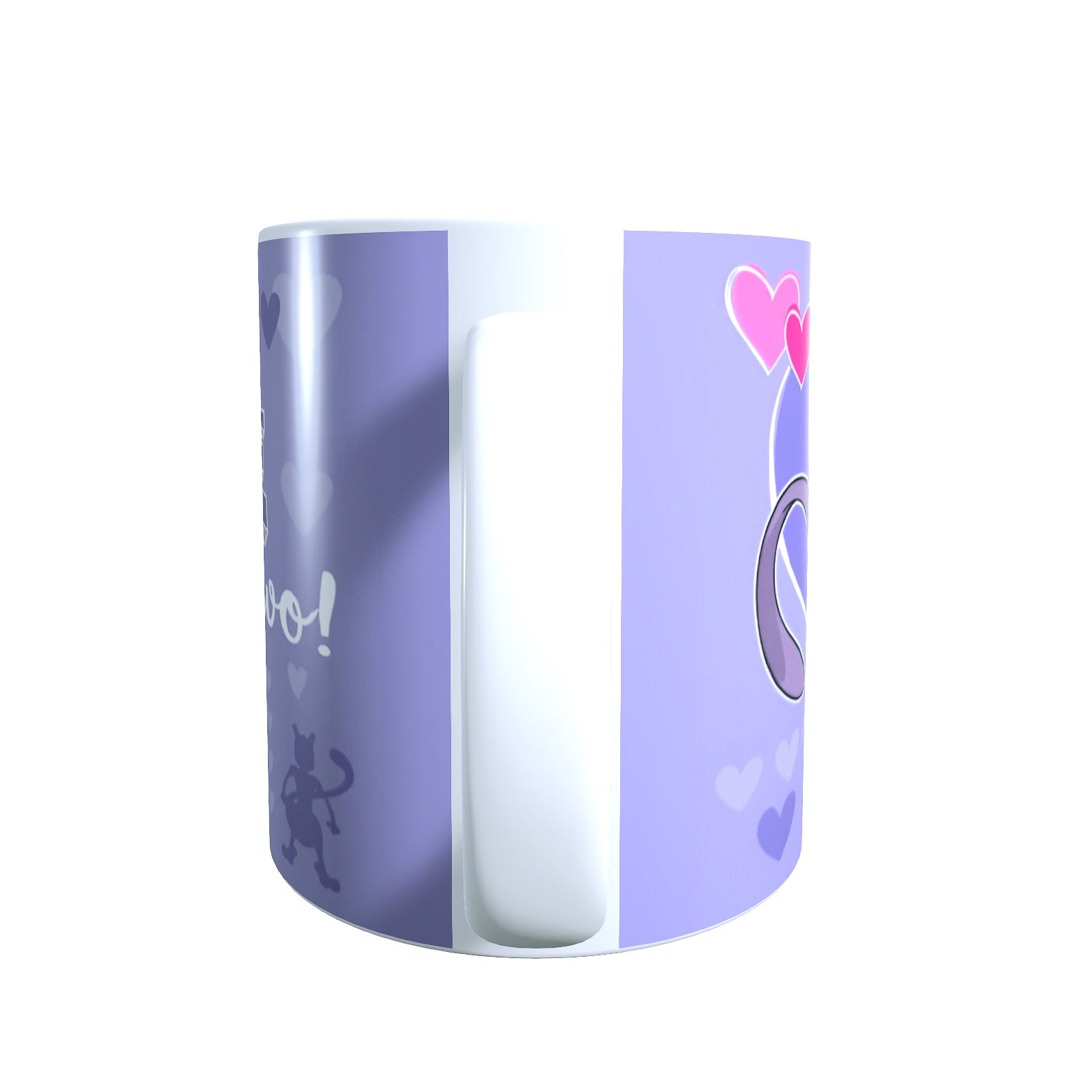 Mewtwo Valentines Day - Creature Catchers Coffee Mug