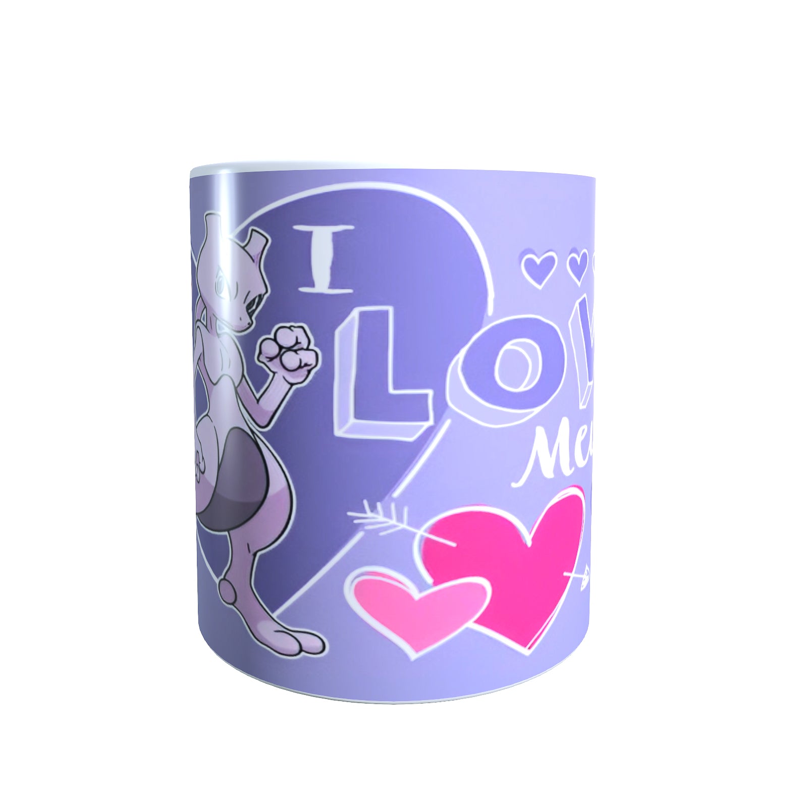 Mewtwo Valentines Day - Creature Catchers Coffee Mug
