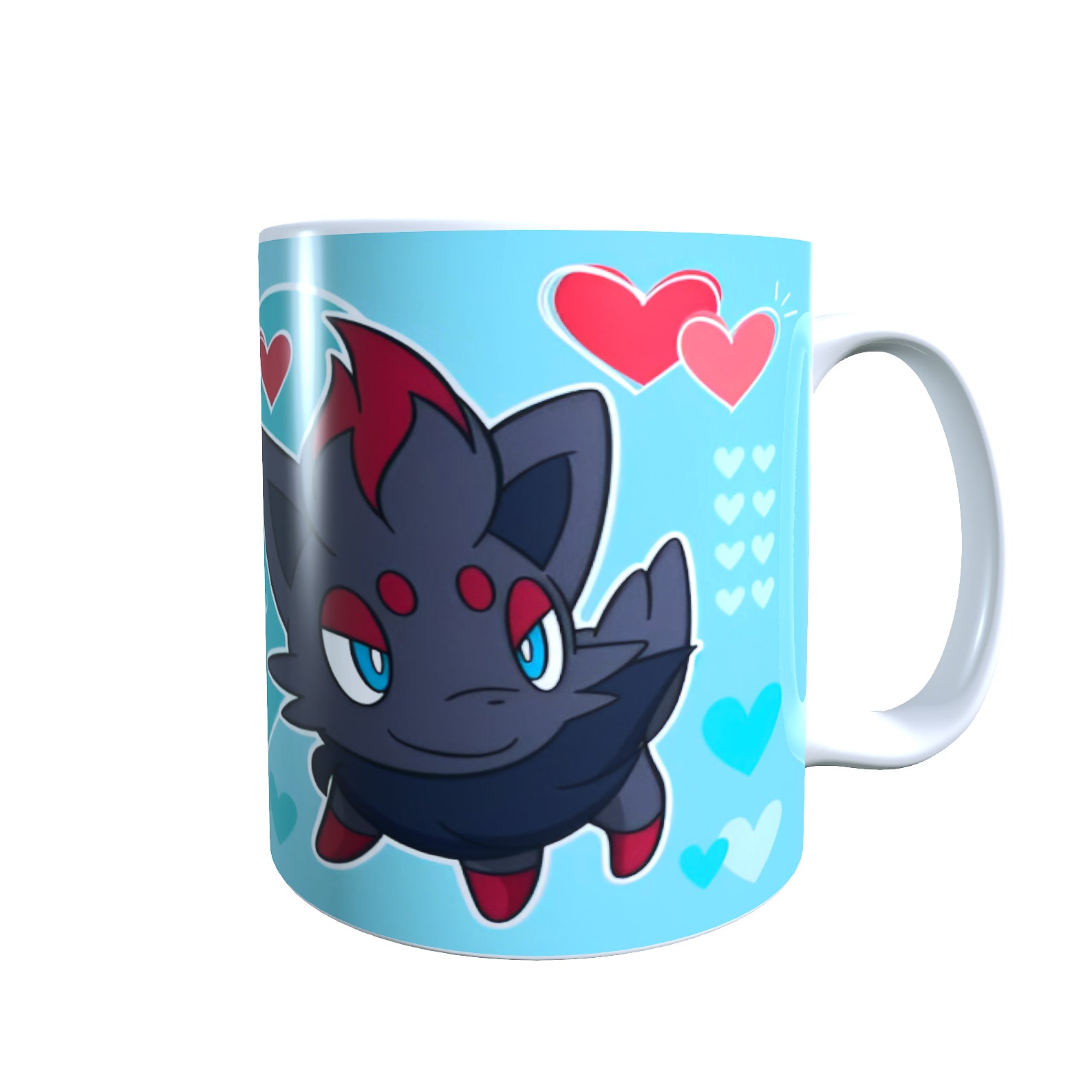 Zorua Valentines Day - Creature Catchers Coffee Mug