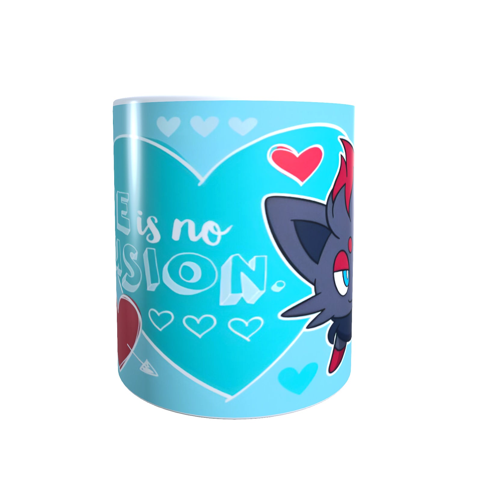 Zorua Valentines Day - Creature Catchers Coffee Mug
