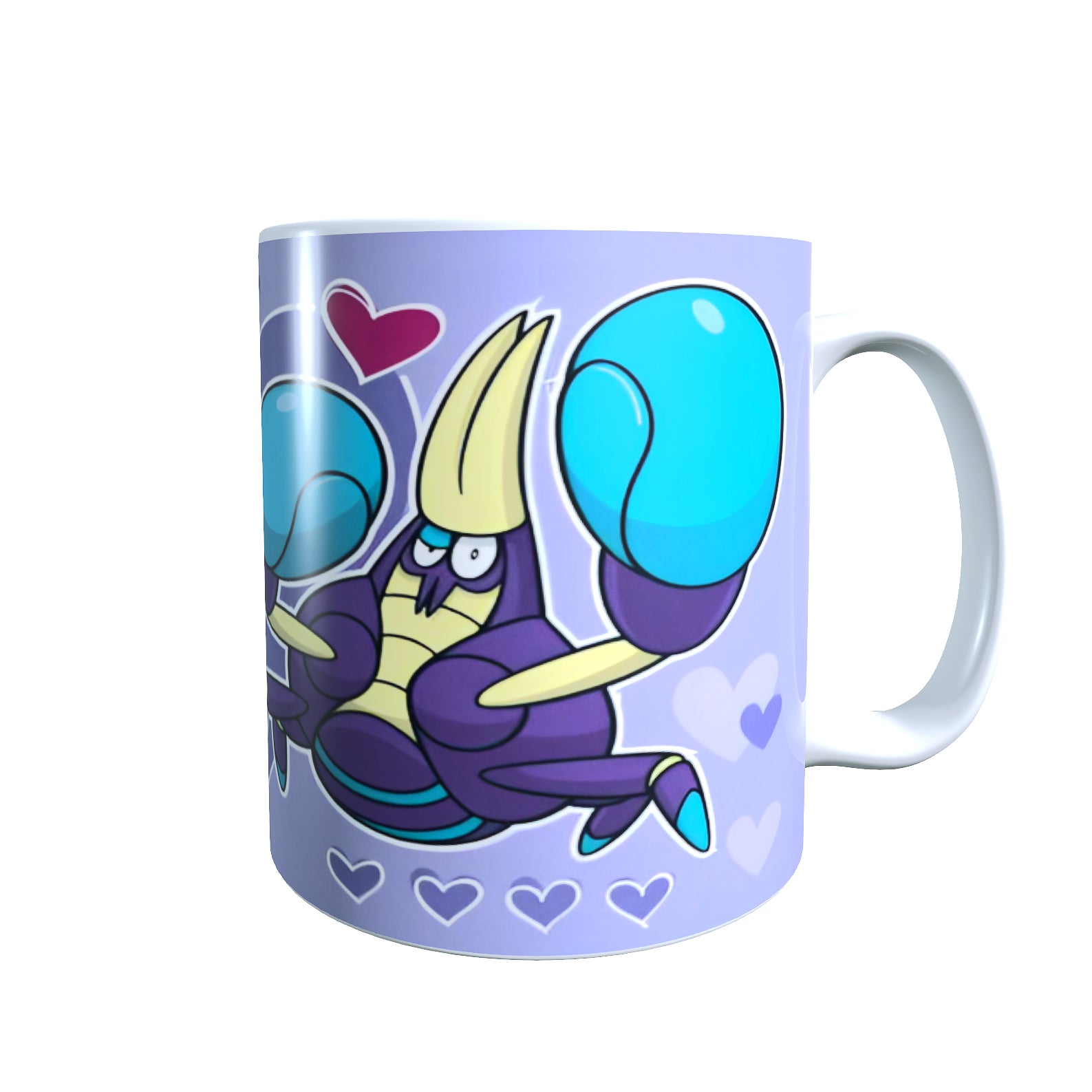 Crabrawler Valentines Day - Creature Catchers Coffee Mug