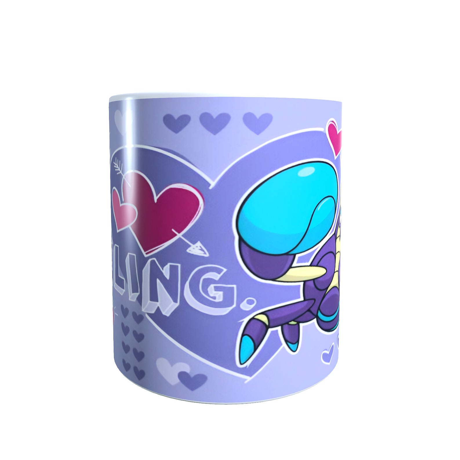 Crabrawler Valentines Day - Creature Catchers Coffee Mug