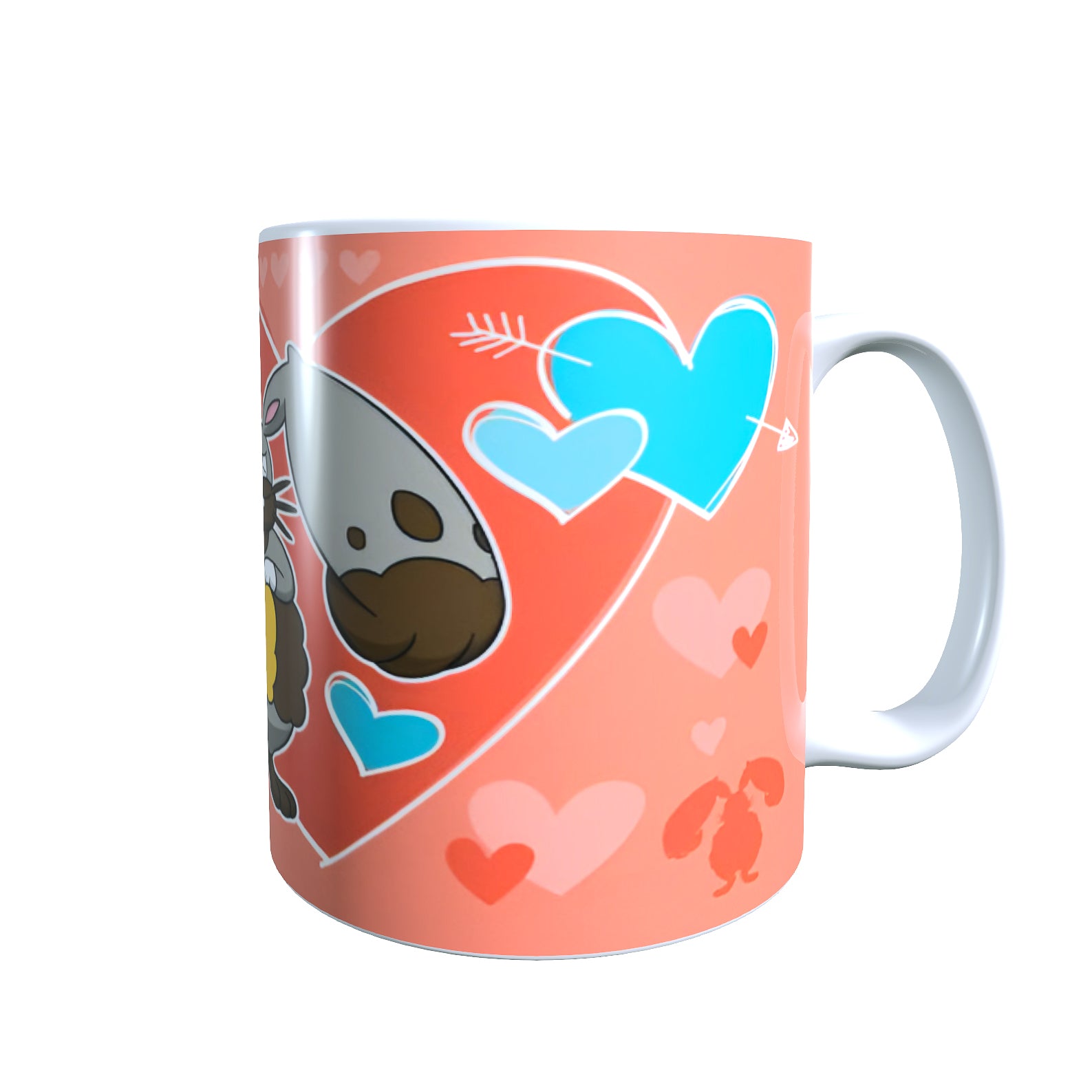 Diggersby Valentines Day - Creature Catchers Coffee Mug