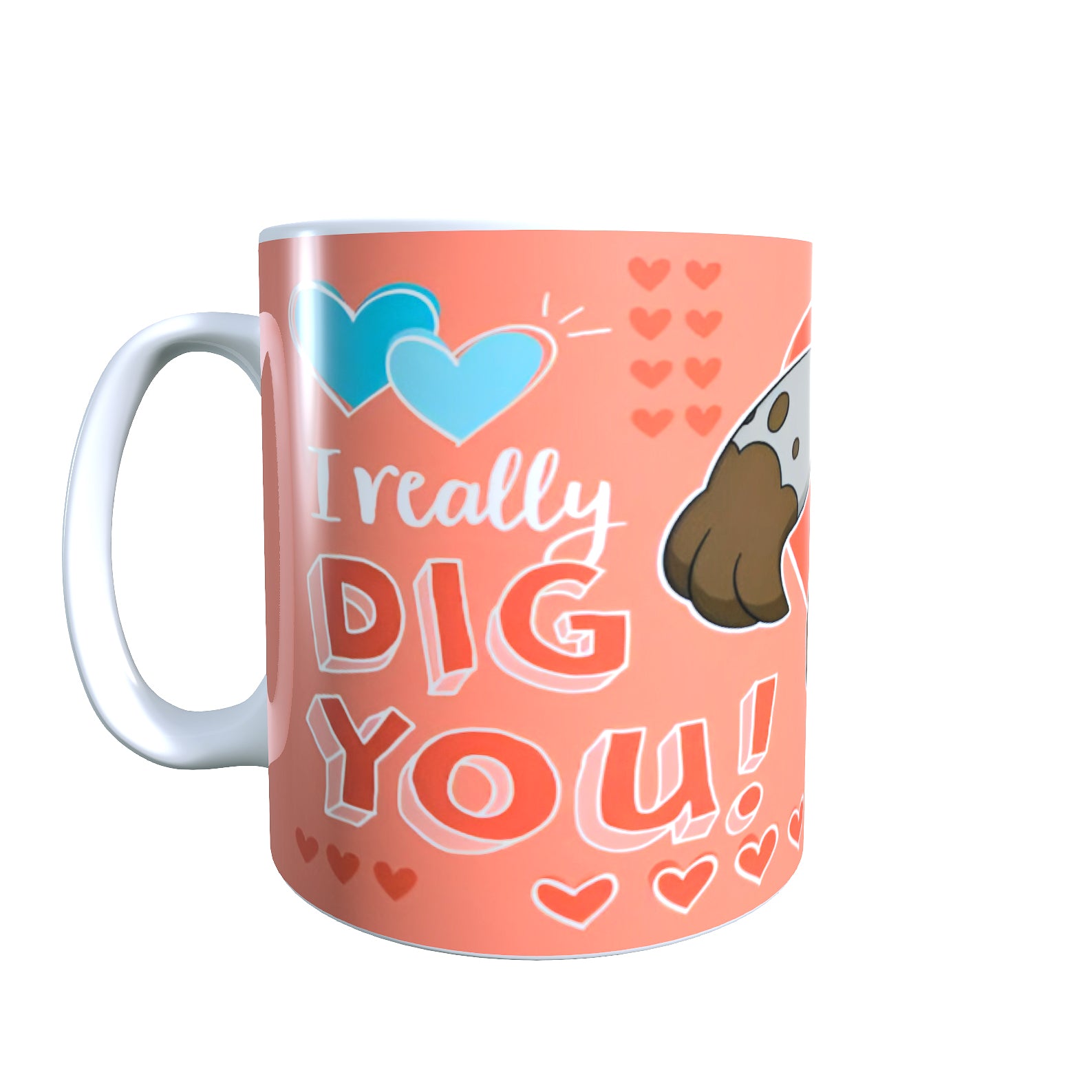 Diggersby Valentines Day - Creature Catchers Coffee Mug