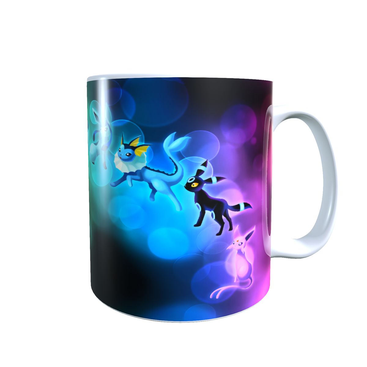 Eevee Rainbow Evolutions - Creature Catchers Coffee Mug