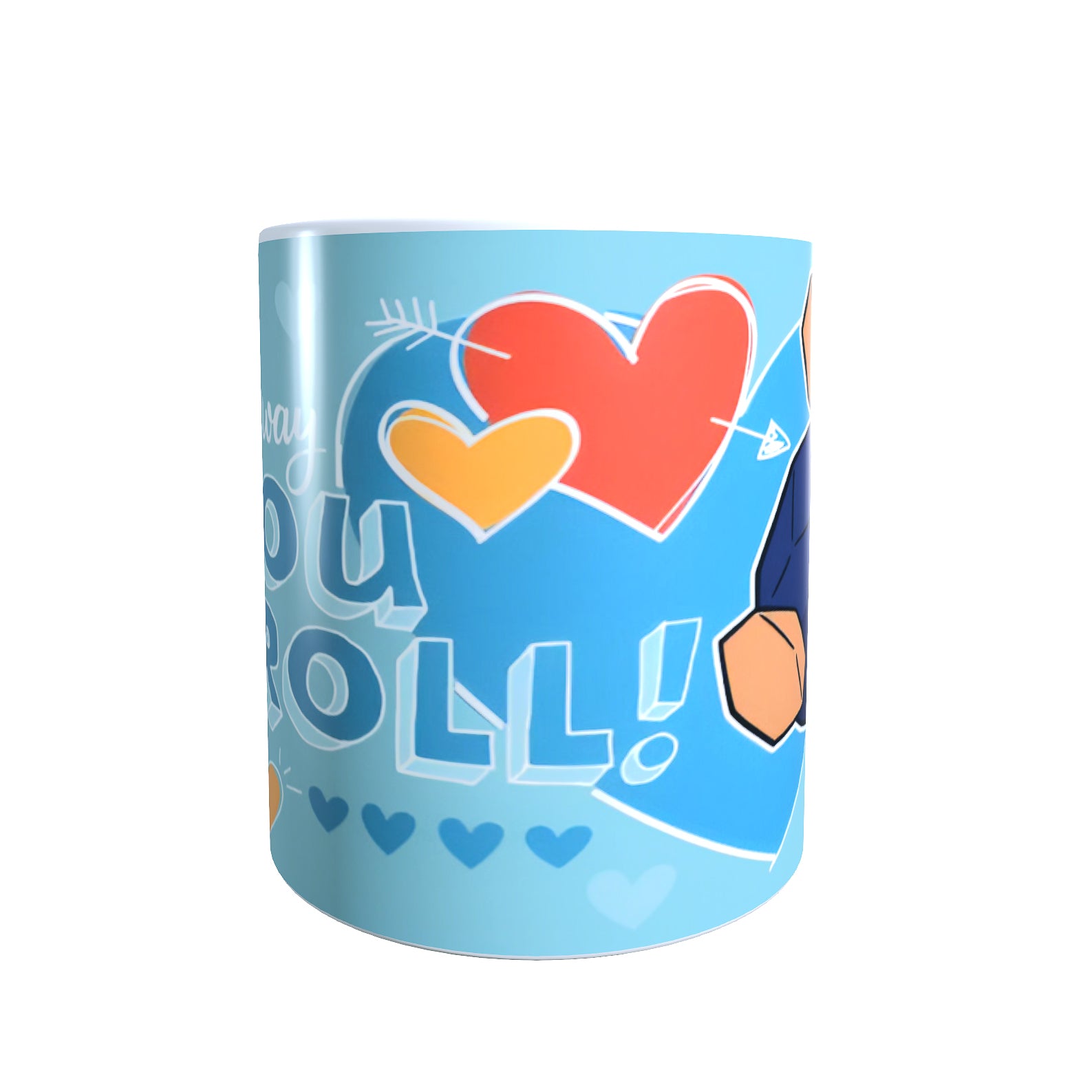 Roggenrola Valentines Day - Creature Catchers Coffee Mug