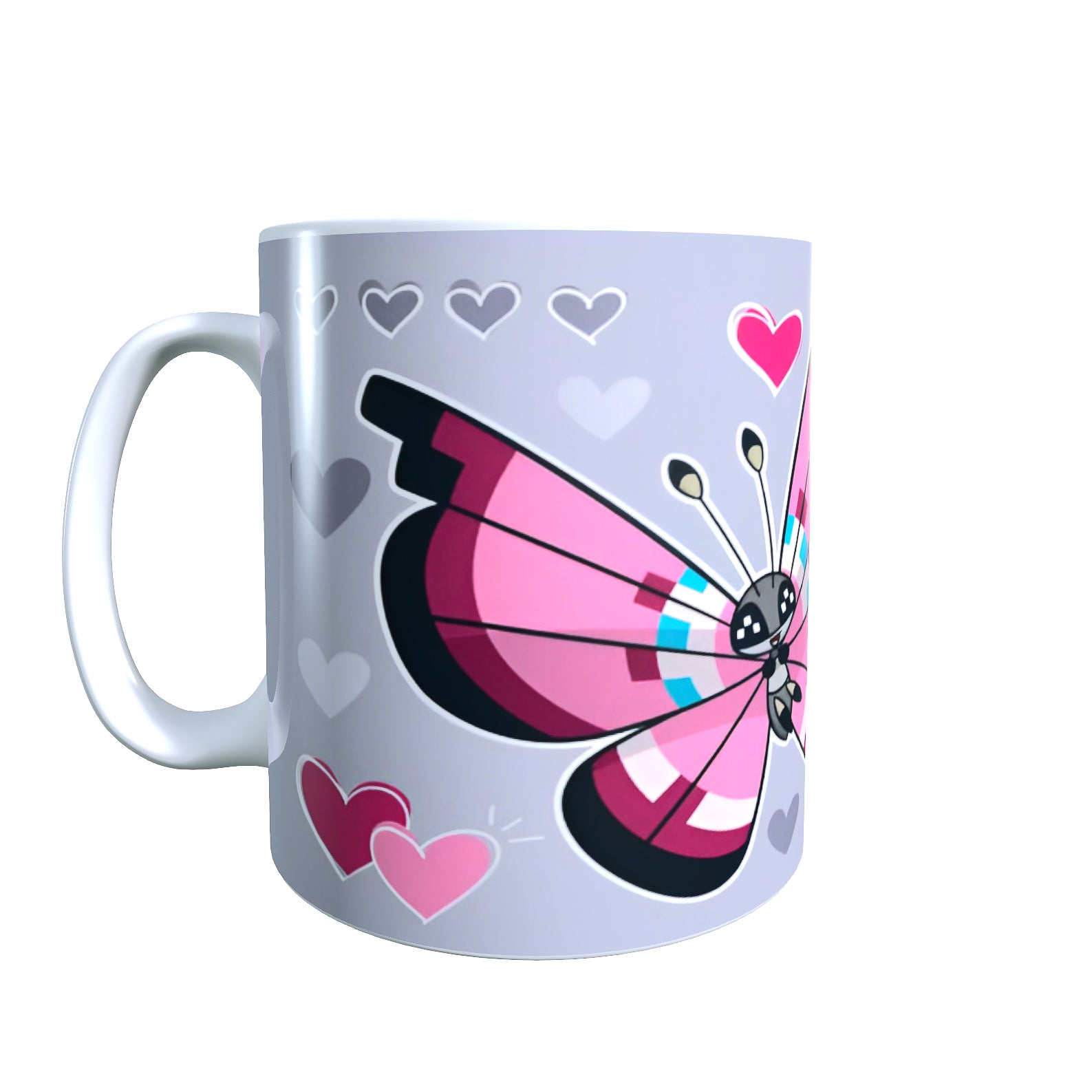 Vivillon Valentines Day - Creature Catchers Coffee Mug